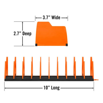Ernst 5502 10 Tool Plier Pro® Organiser Storage Orange