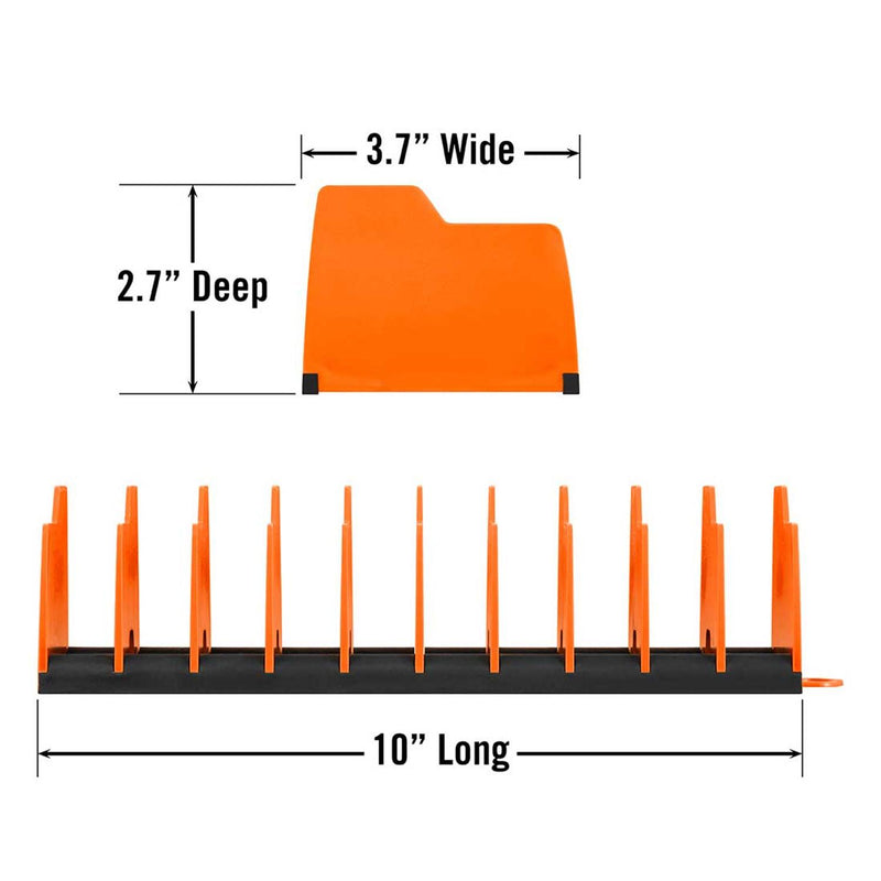 Ernst 5502 10 Tool Plier Pro® Organiser Storage Orange
