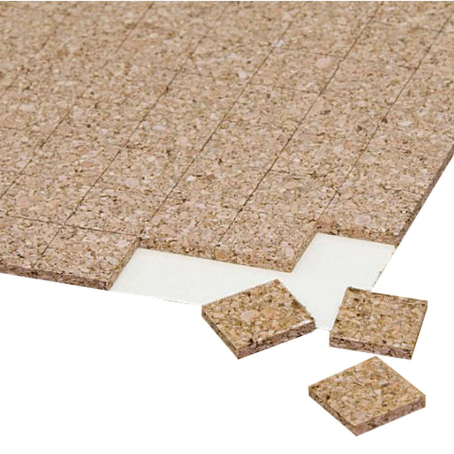 Cork Glass Separator Protector Pads Self-Adhesive (99 Pack)