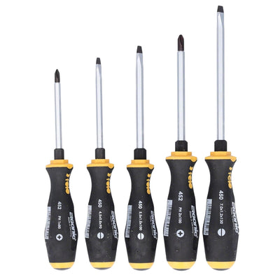 Felo Screwdriver Set Ergonic Hammer Cap SL / PH 1+2 5 Piece