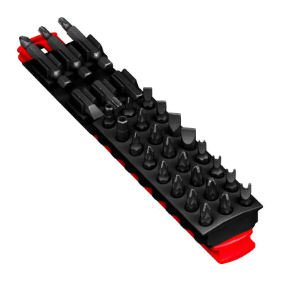Ernst Bit Buddy 30 Tool Magnetic Screwdriver Bit Storage Organiser Black/Red 5750