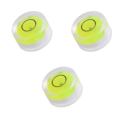 Taskar 12mm Mini Round Bullseye Bubble Spirit Level (3 Pack)