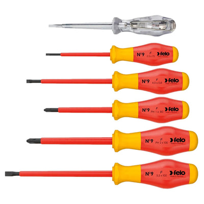 Felo Screwdriver Ergonic VDE SL / PH 6 Piece Set 91396198