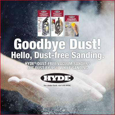 Hyde 09170 Dust-Free Vacuum Sander Kit with 6' Hose