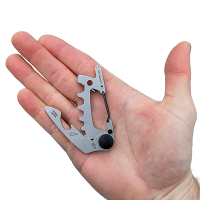 KeySmart Alltul Multi-tool Raptor for Keyring & Wallet Stainless Steel