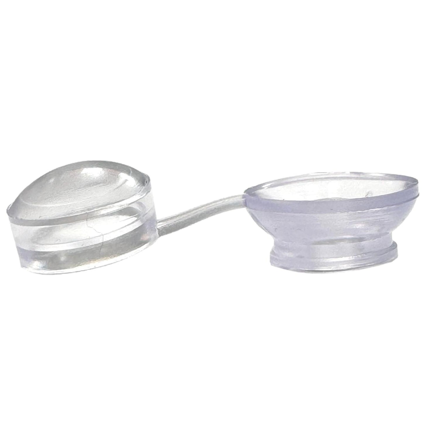 Corrugated Roofing Screw Strap Caps Clear Plastic (500 Pack)