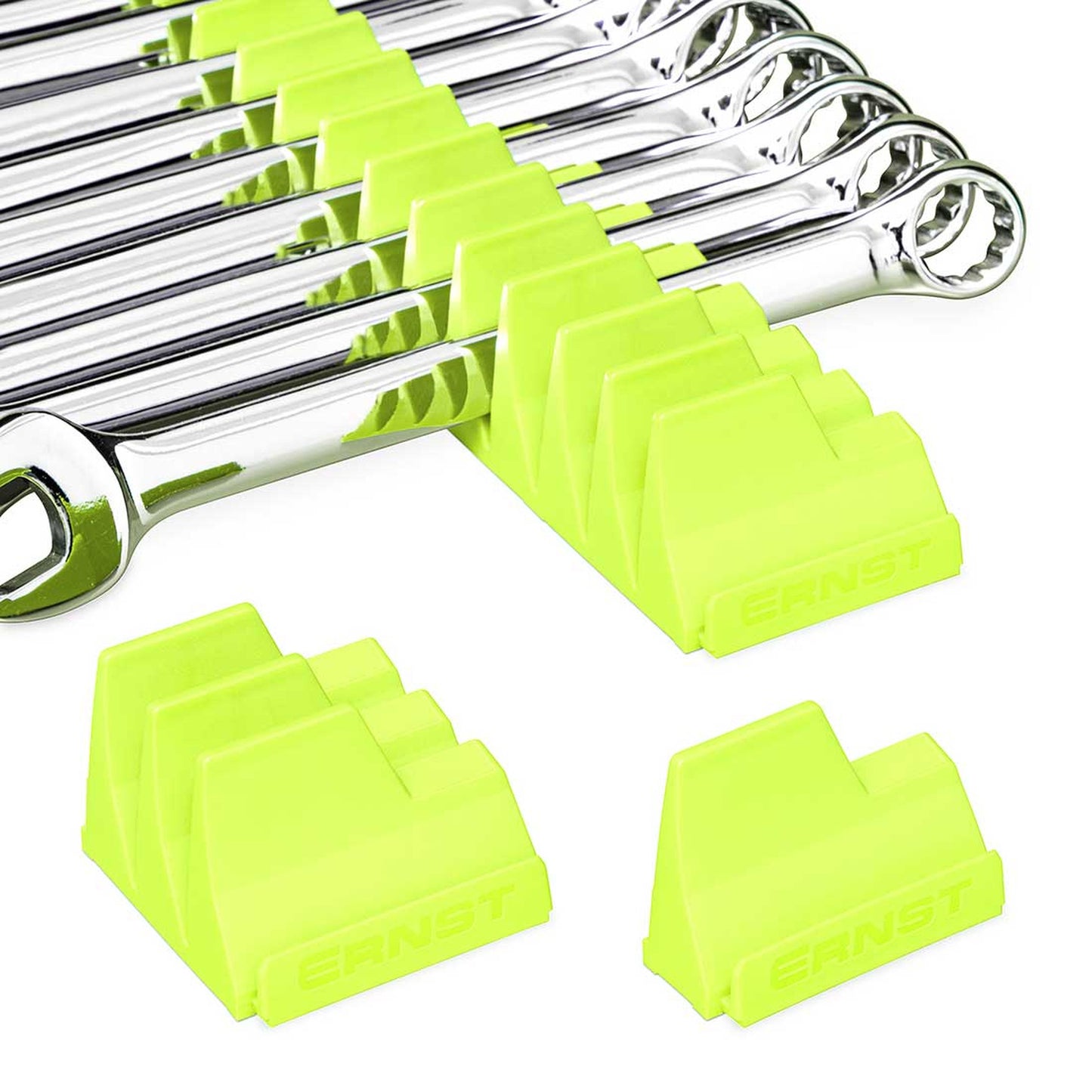 Ernst 5408 Wrench Pro 20 Tool Magnetic Spanner Storage Organiser Hi-Viz