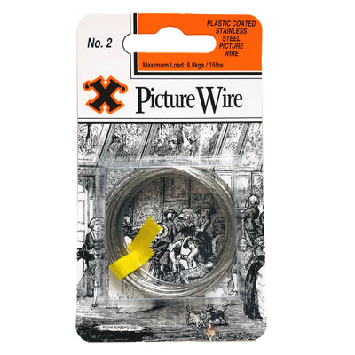 X Picture Hanging Wire Stainless Steel 3m No.2