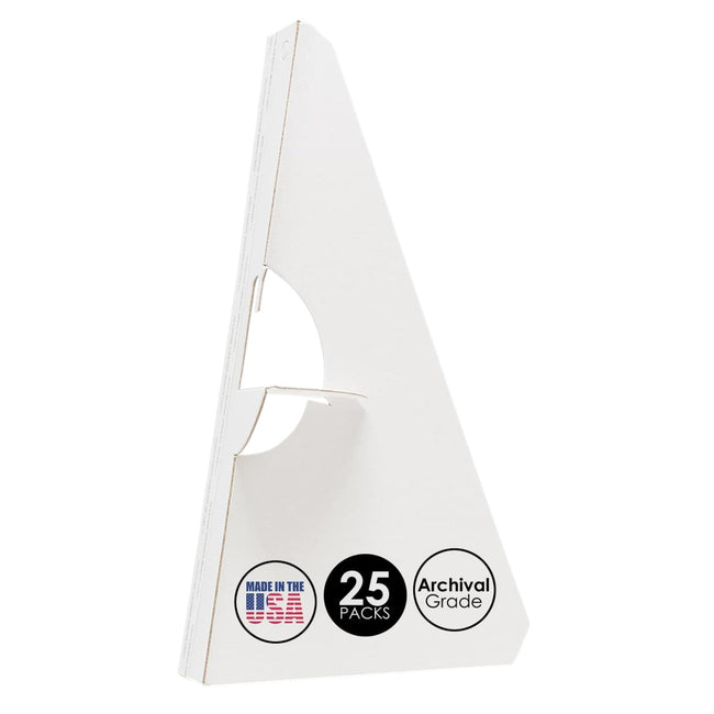 Lineco Easel Back Self Adhesive White 12" (30.4cm) 25 Pack