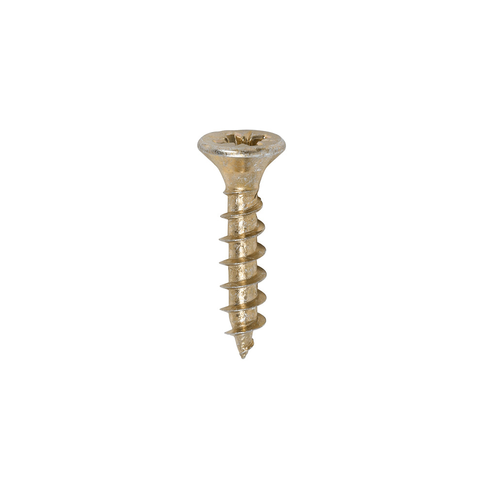 TimCo 4.0 x 20mm Yellow Wood Screw Pozi CS (200 Pack)