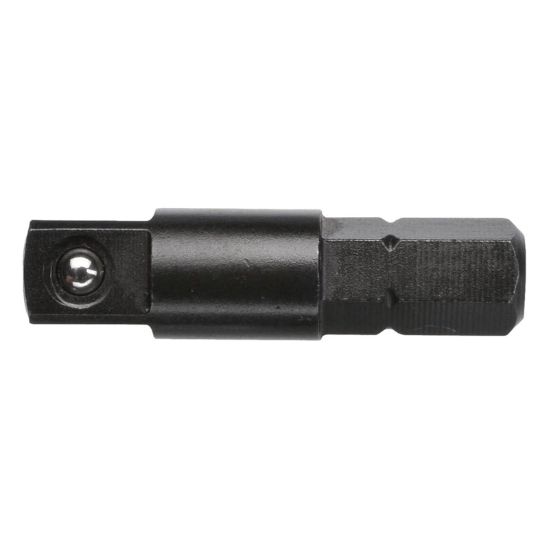 Felo 1/4" Square to 1/4" Hex Bit Adapter 25mm