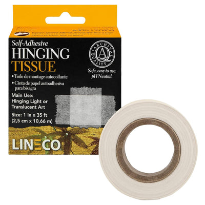 Lineco Hinging Tissue Self Adhesive 2.5cm x 10.66m 