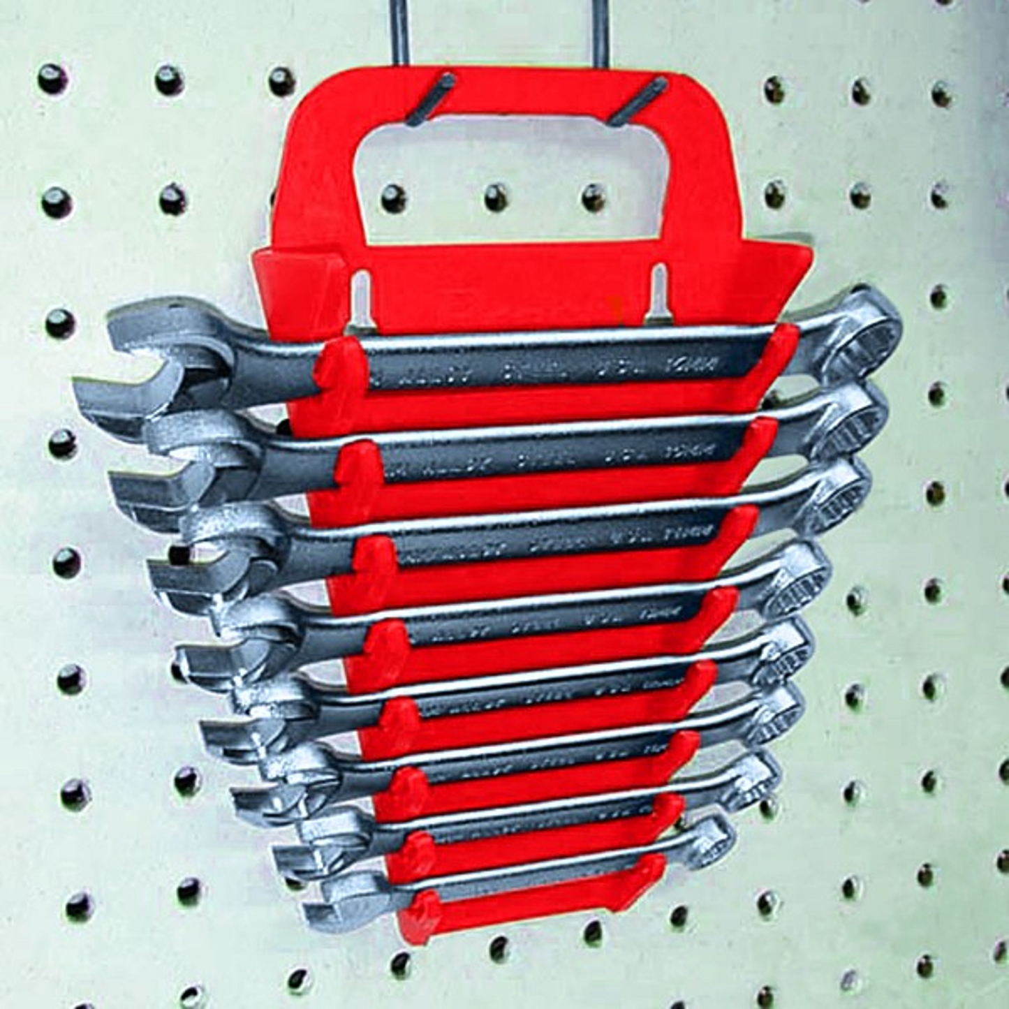 Ernst 15 Tool Gripper Spanner/Wrench Organiser Red 5088
