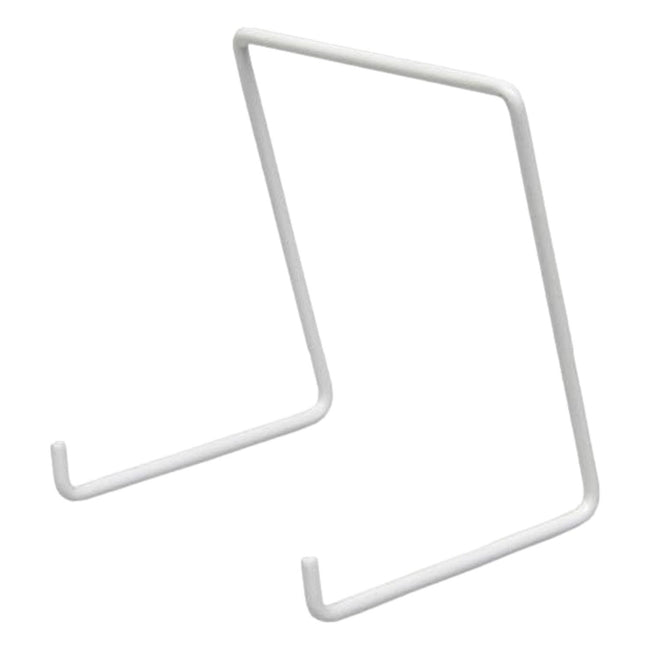 JES Small 65mm Wire Plate Stand White (Size 2, 10 Pack)