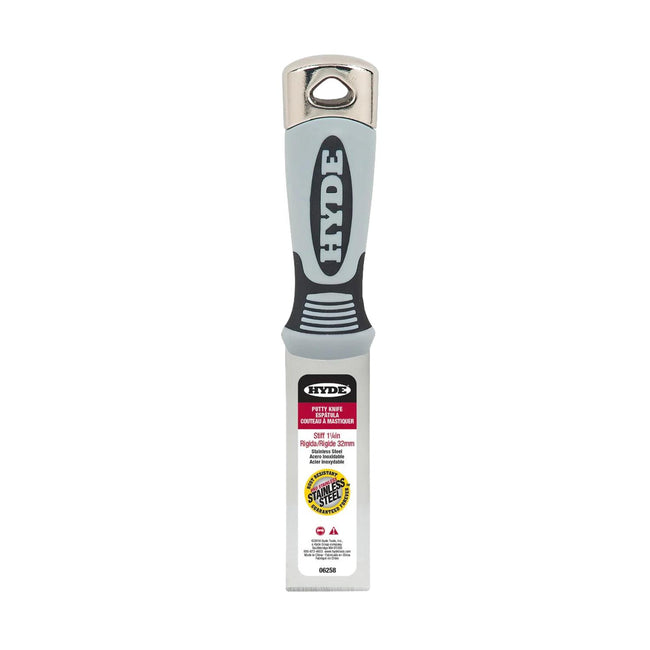 Hyde 06258 Stiff Pro Stainless Steel Putty Knife 32mm (1 1/4")