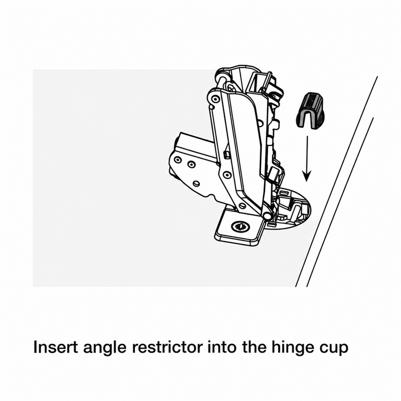 Titus Hinge Opening Angle Restrictor For 170° Wide Angle Hinges