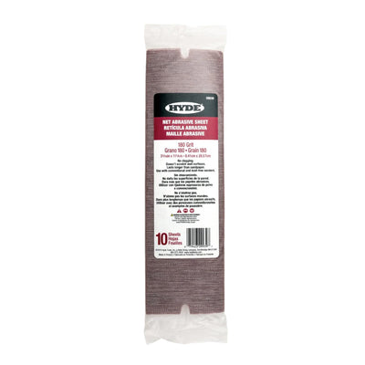 Hyde 09939 Net Abrasive Sanding Sheets 180 Grit (10 pack)