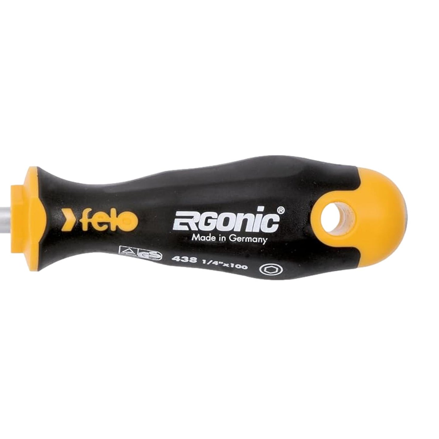 Felo Screwdriver Ergonic Bitholder Driver 1/4" x 100mm