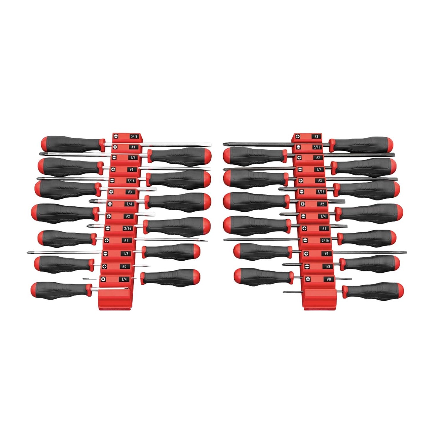 Ernst 5612 Screwdriver Pro 26 Tool Storage Organiser Red