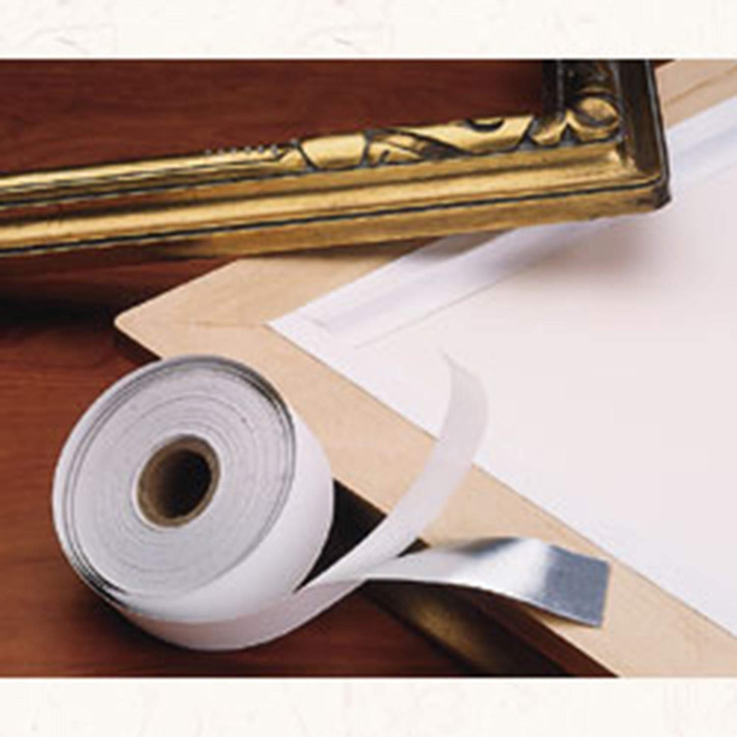 Lineco Picture Frame Sealing Tape Self-Adhesive White 3.2cm x 26m 