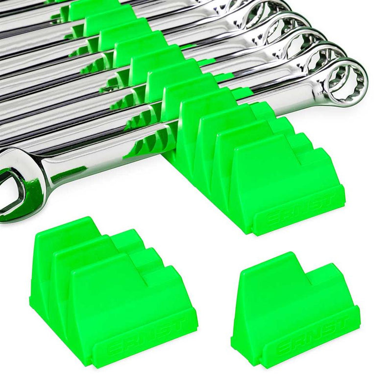 Ernst 5416 Wrench Pro 40 Tool Magnetic Spanner Storage Organiser Green