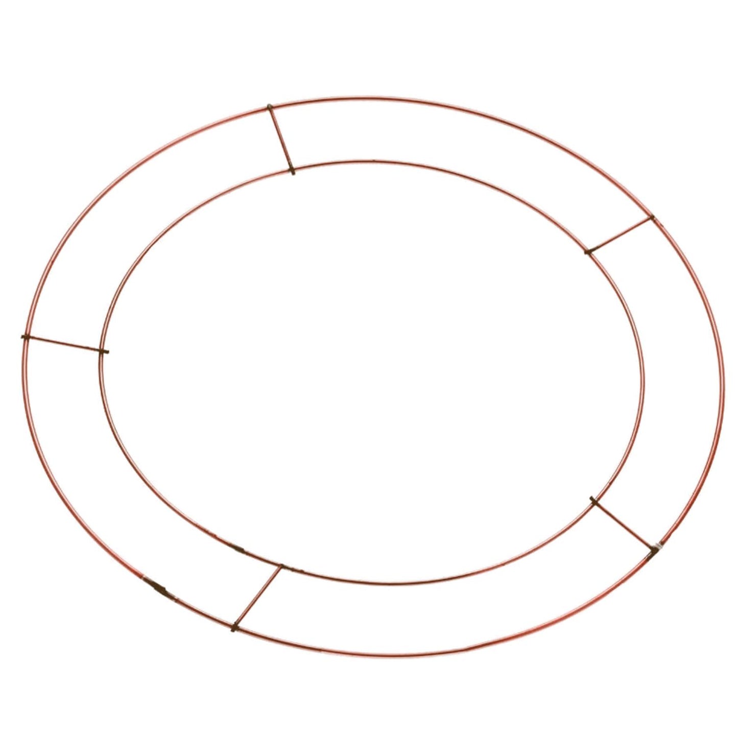 12" 30cm Wire Wreath Making Ring Copper (20 Pack)