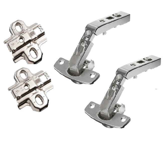 Hettich Intermat 9930 Corner Cabinet Hinges and Mounts 50-65 Degree TB45