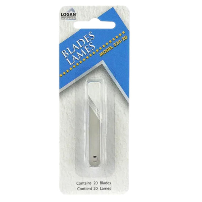 Logan 324 Mat Cutter Blades (20 Pack)