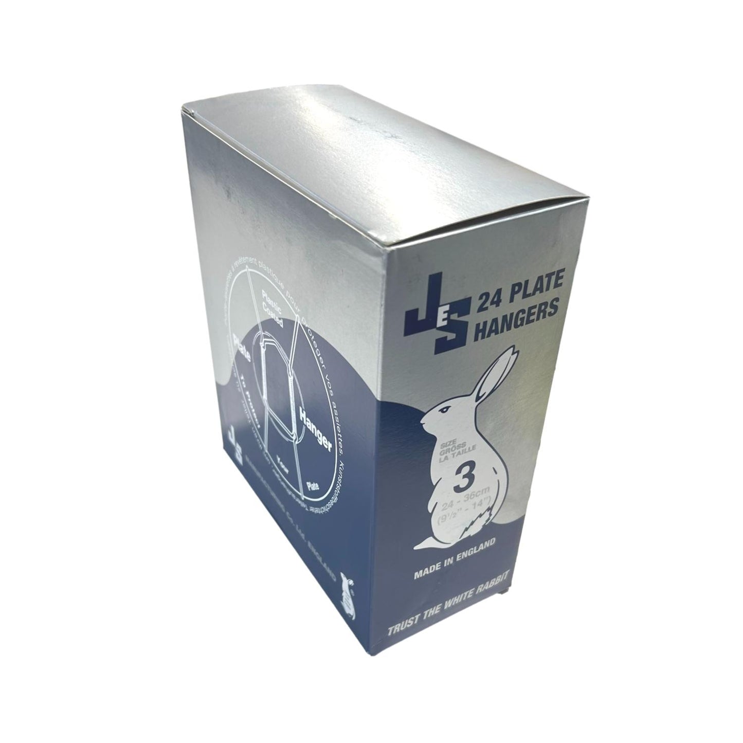 JES Hanging Plate Wire No 3 (24cm-36cm) Full Box of 24