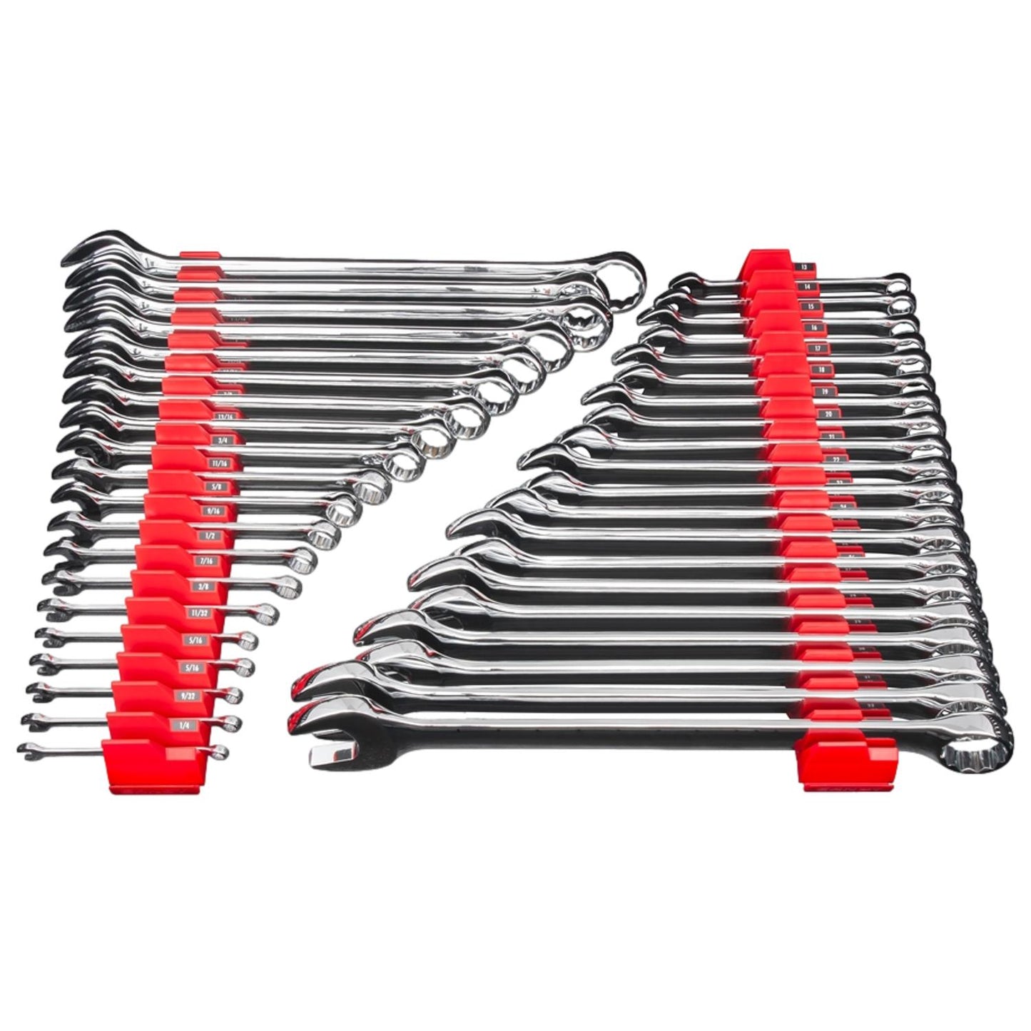 Ernst Wrench Pro 40 Tool Spanner Storage Organiser Red 5412