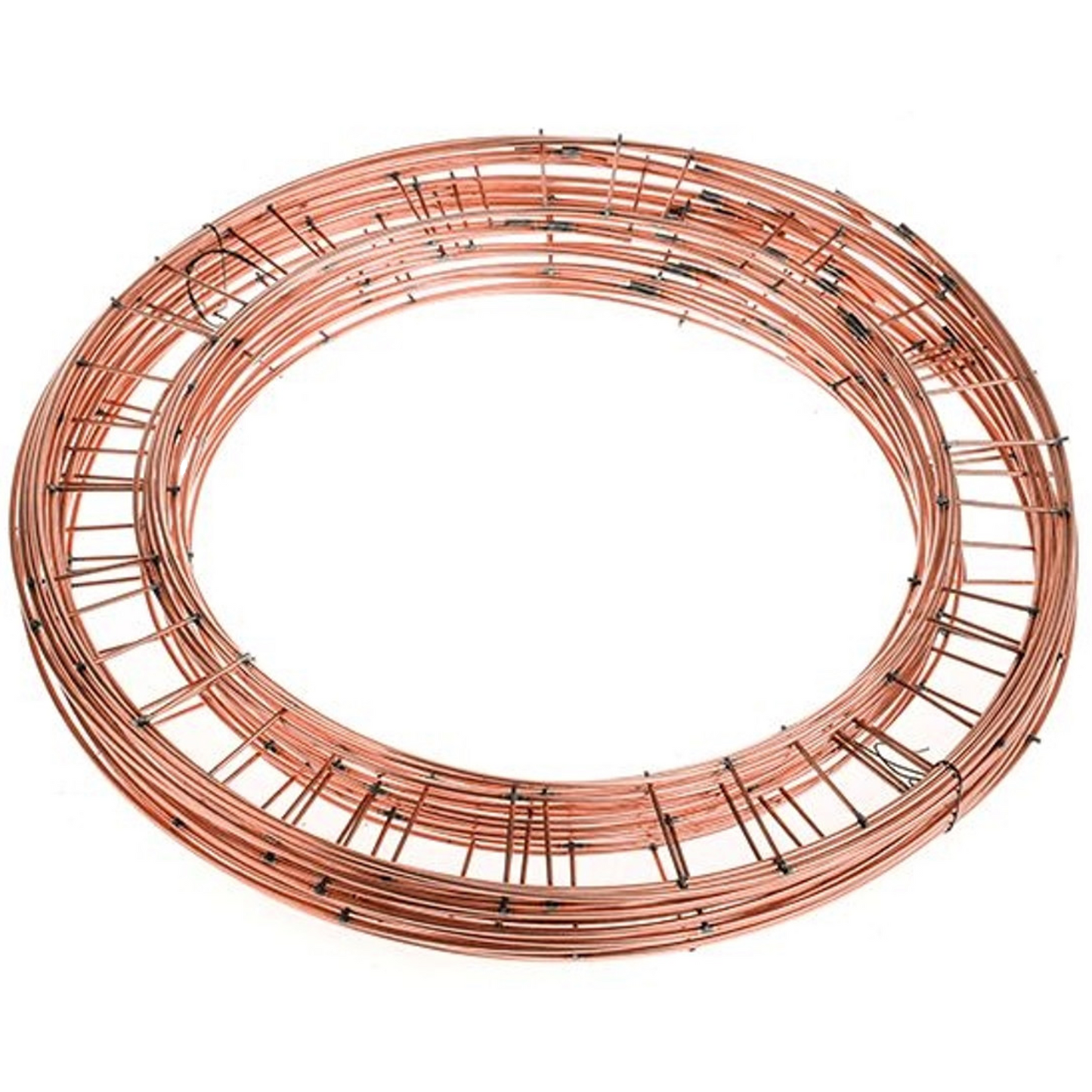 12" 30cm Wire Wreath Making Ring Copper (10 Pack)