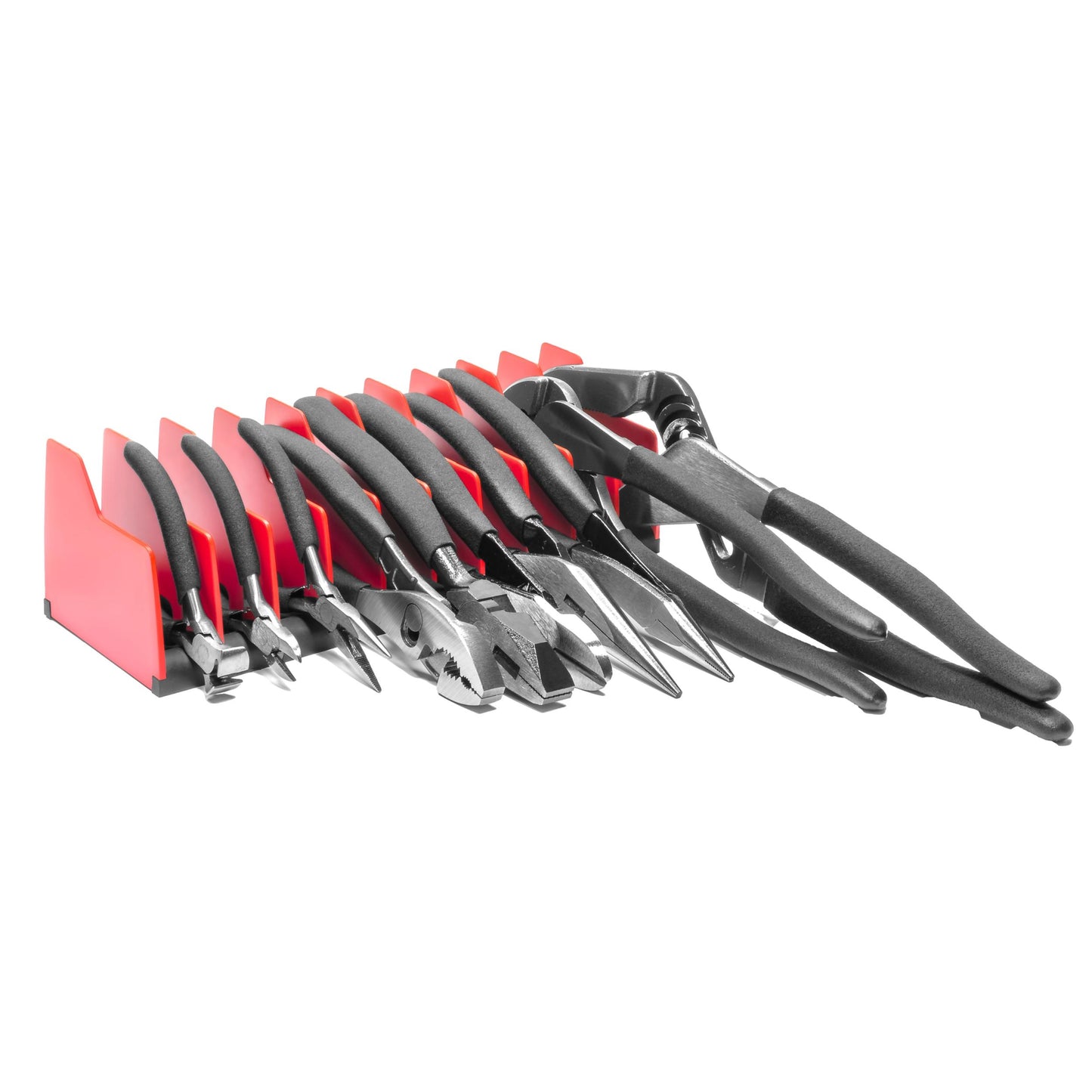 Ernst 10 Tool Plier Pro® Organiser Storage Red 5500