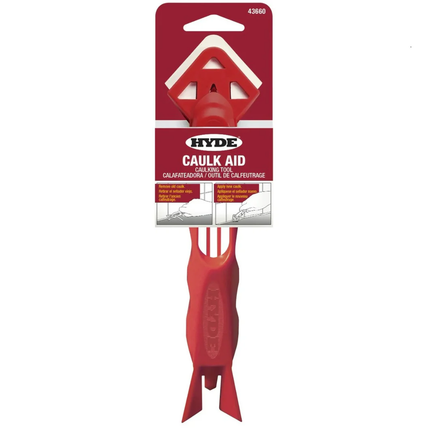 Hyde 43660 Caulk Aid Remover and Smoother Tool