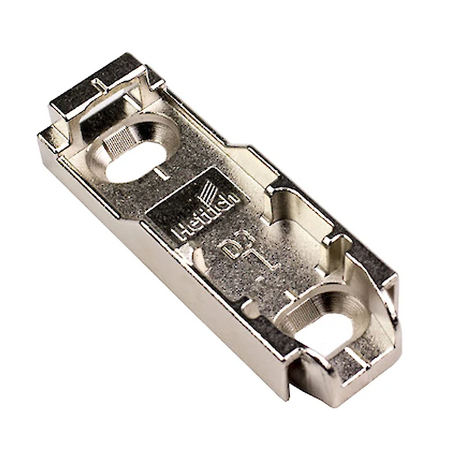 Hettich 9088245 Linear Hinge Mounting Plate 3mm (SIngle)