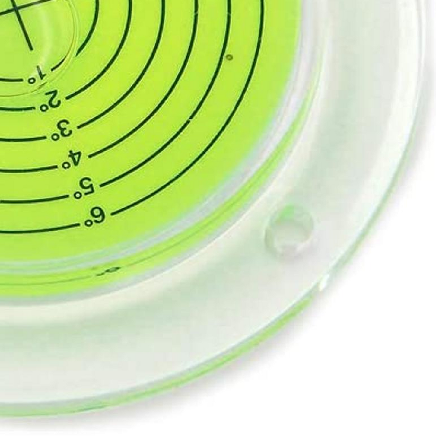 Screw On Large Round Bullseye Spirit Level 100mm For Caravans Etc