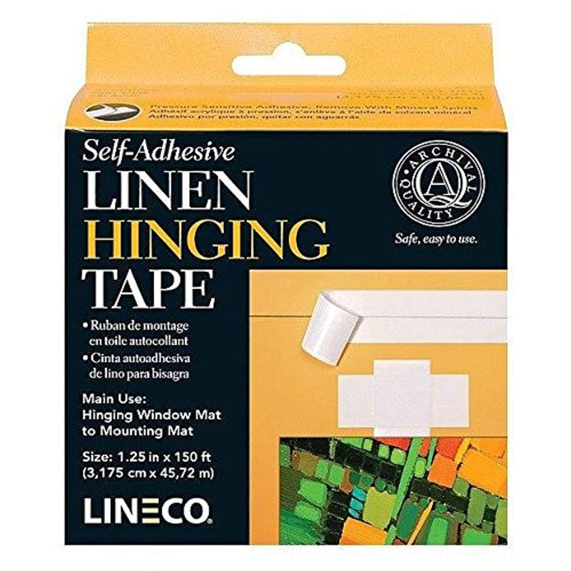 Lineco Linen Hinging Tape Self Adhesive 3.17 cm x 45.72 m