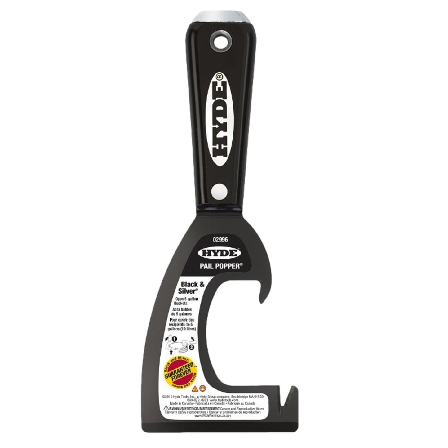 Hyde 76mm (3") Paint Scraper + Plastic Bucket & Tub Opener