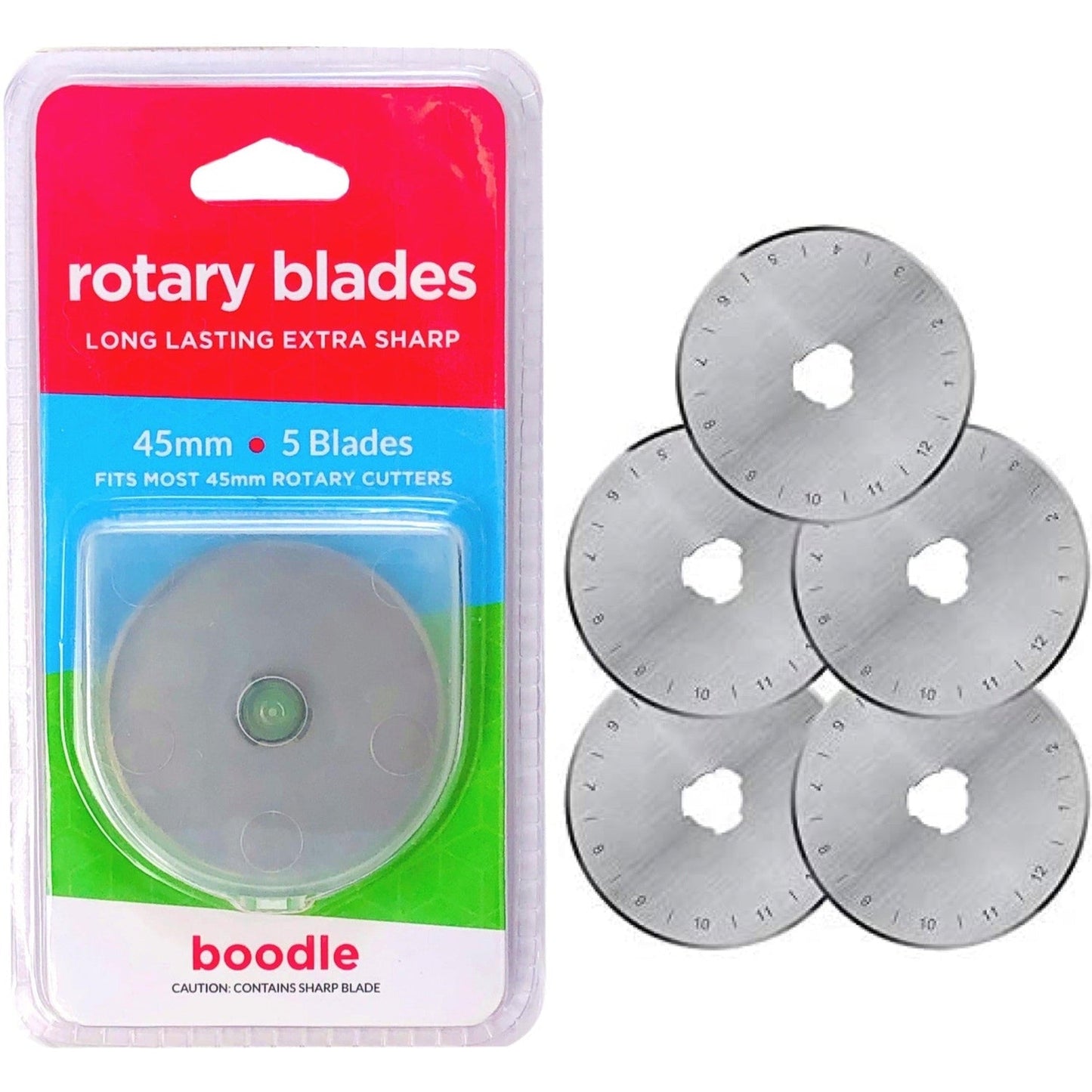 45mm Rotary Cutter Blades (5 Pack)