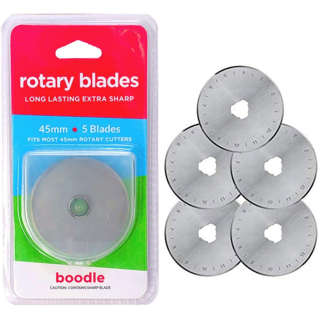45mm Rotary Cutter Blades (5 Pack)