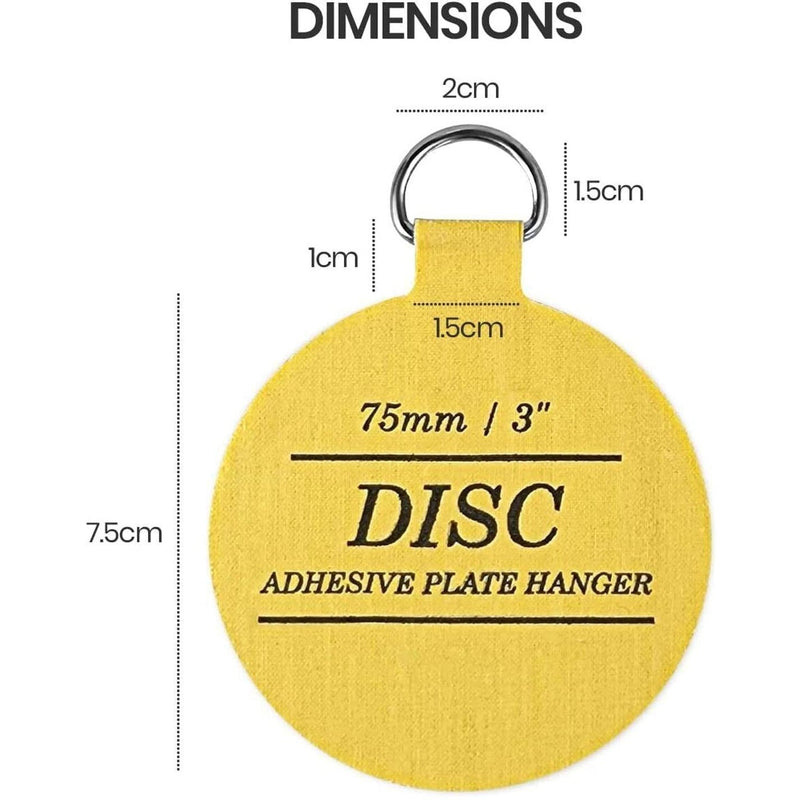 75mm Self Adhesive Disc Plate Hanger