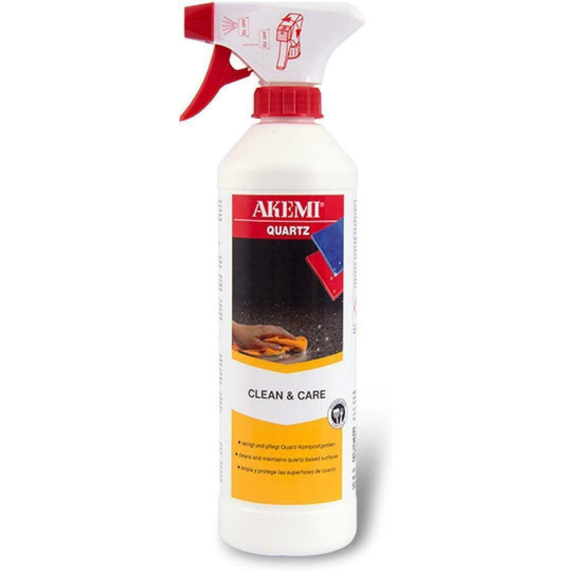 Akemi Quartz Clean & Care Worktop Surface Foodsafe Cleaner 500ml