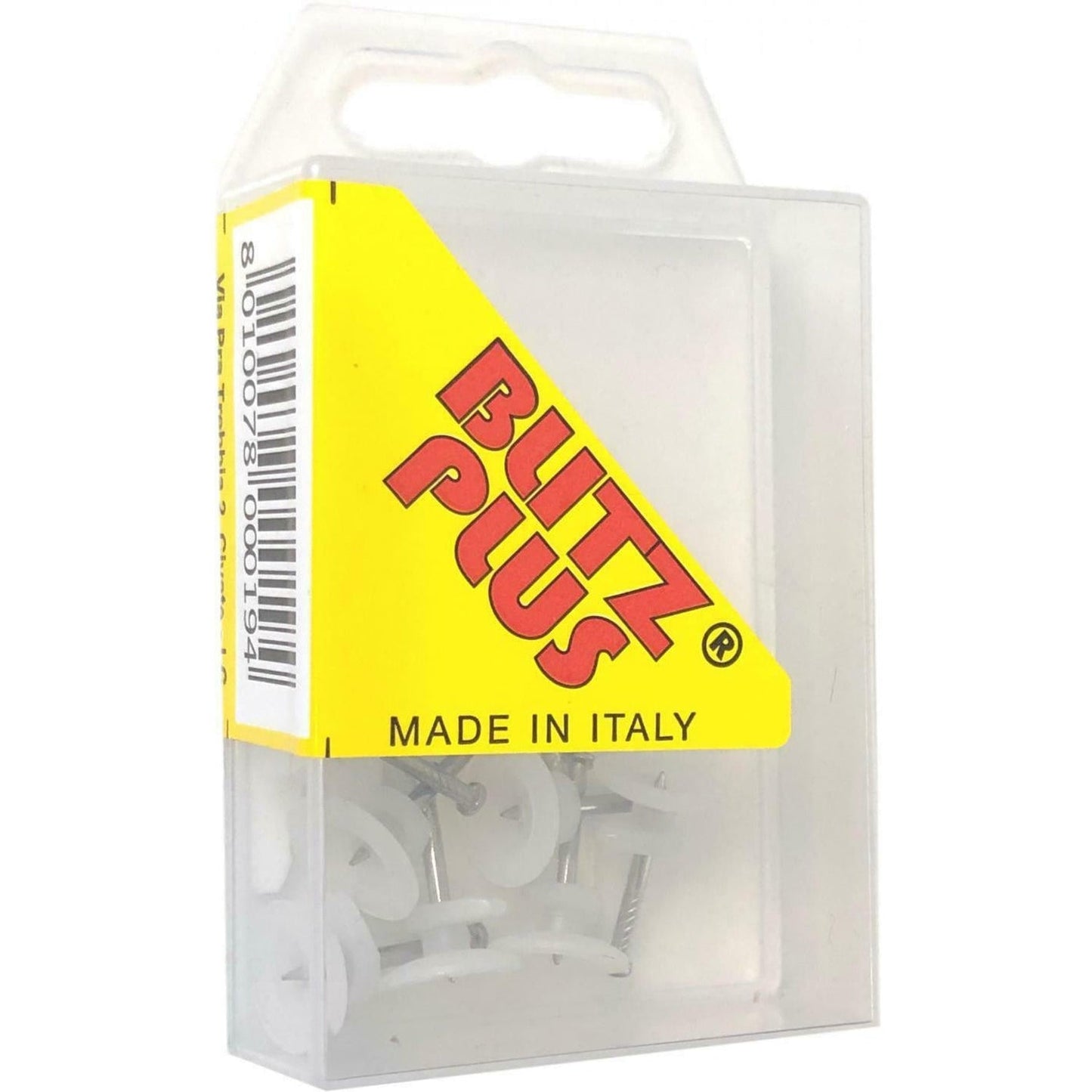 Blitz Plus Hard Wall Picture Hooks & Finger Guards (10 Pack)