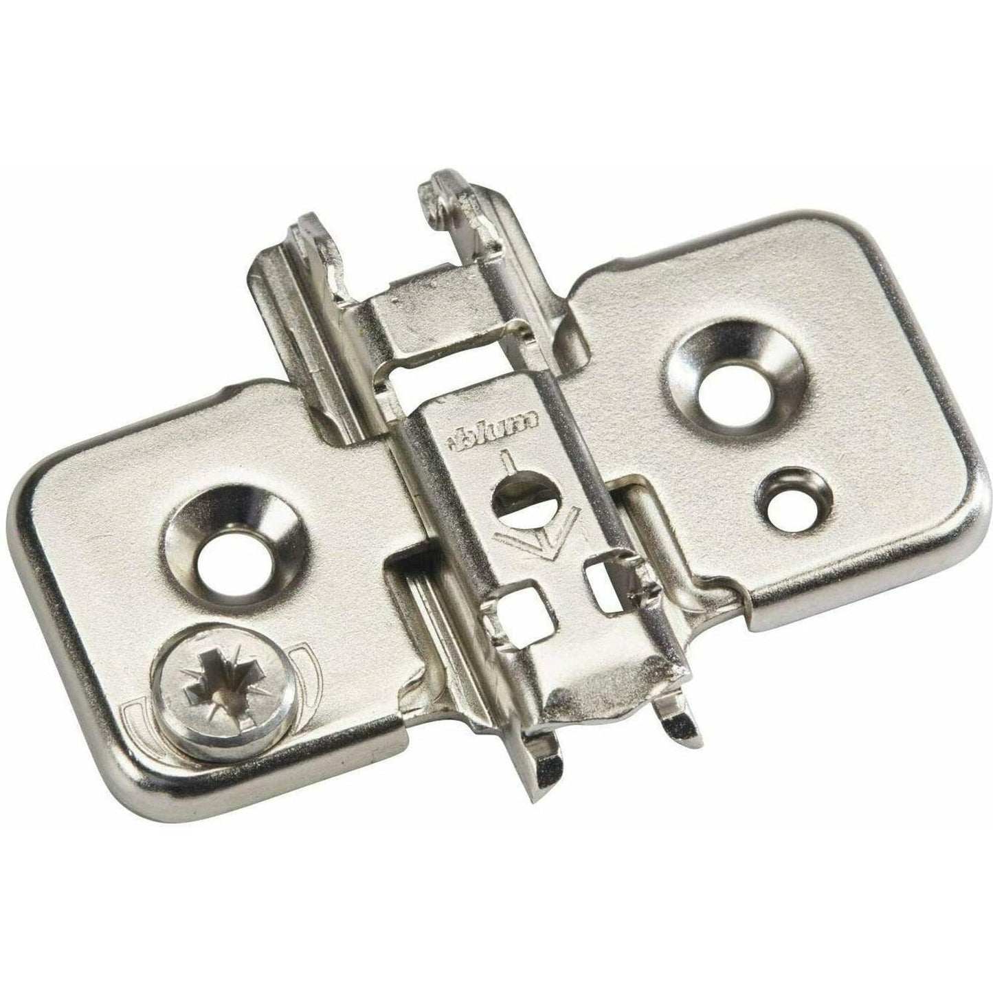 Blum 71B3750 110° Soft-Close Inset Hinge & 173H7100 Mounting Plate & Covers (2 Pack)