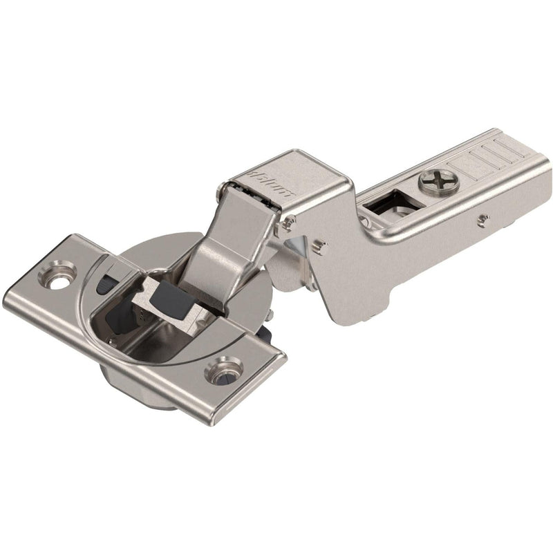 Blum 71B3750 110° Soft-Close Inset Hinge & 173H7100 Mounting Plate & Covers (2 Pack)
