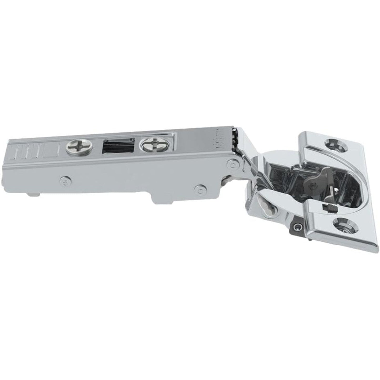 Blum 75B1550 107° Soft Close Overlay Hinge & 173L6100 Mounting Plate (2 Pack)