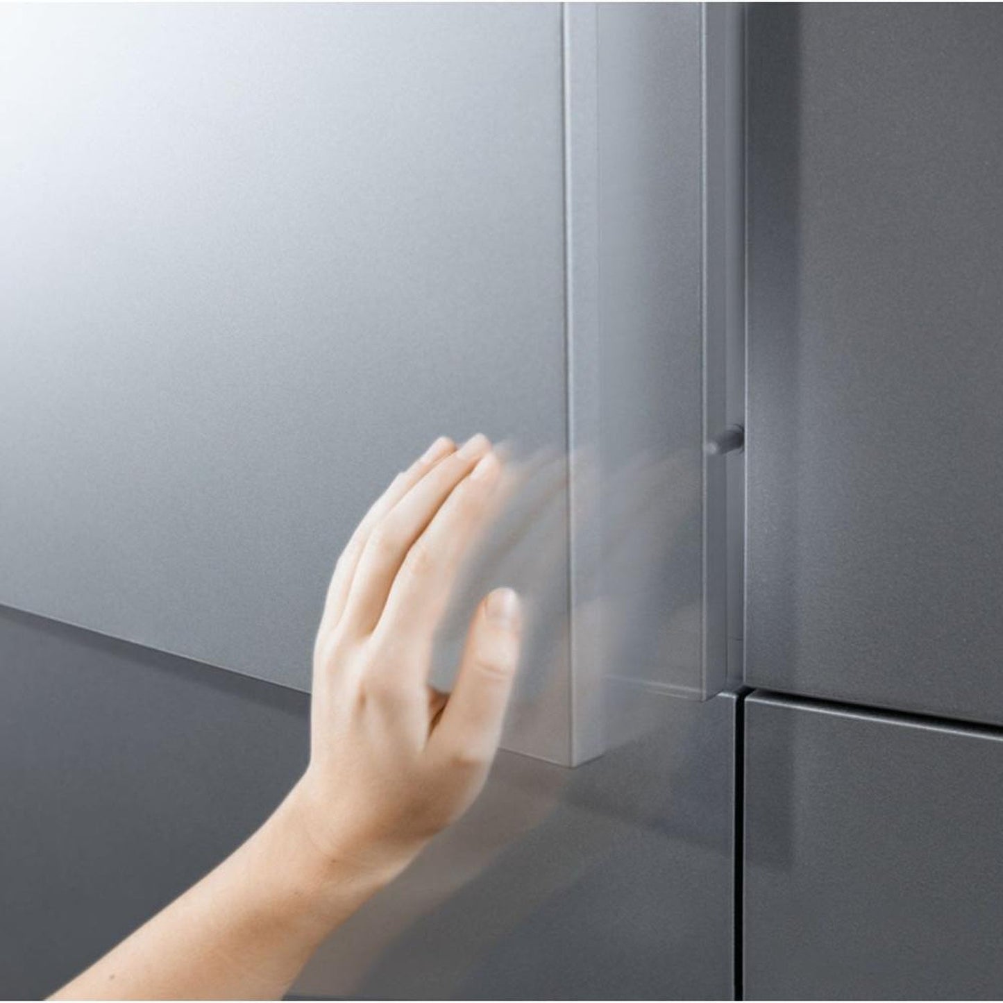 Blum 956.1004.SW Magnetic Push to Open Tip-On Set (White/Standard Doors)