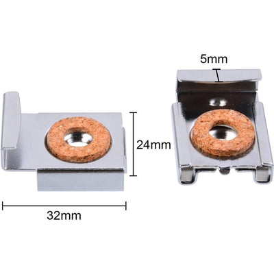CRL E-Z Mount Chrome Mirror Mounting Clips 6mm