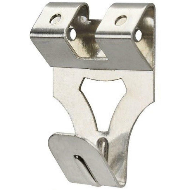 Double Picture Hanging Wall Hooks (Nickel Silver/10 Pack)