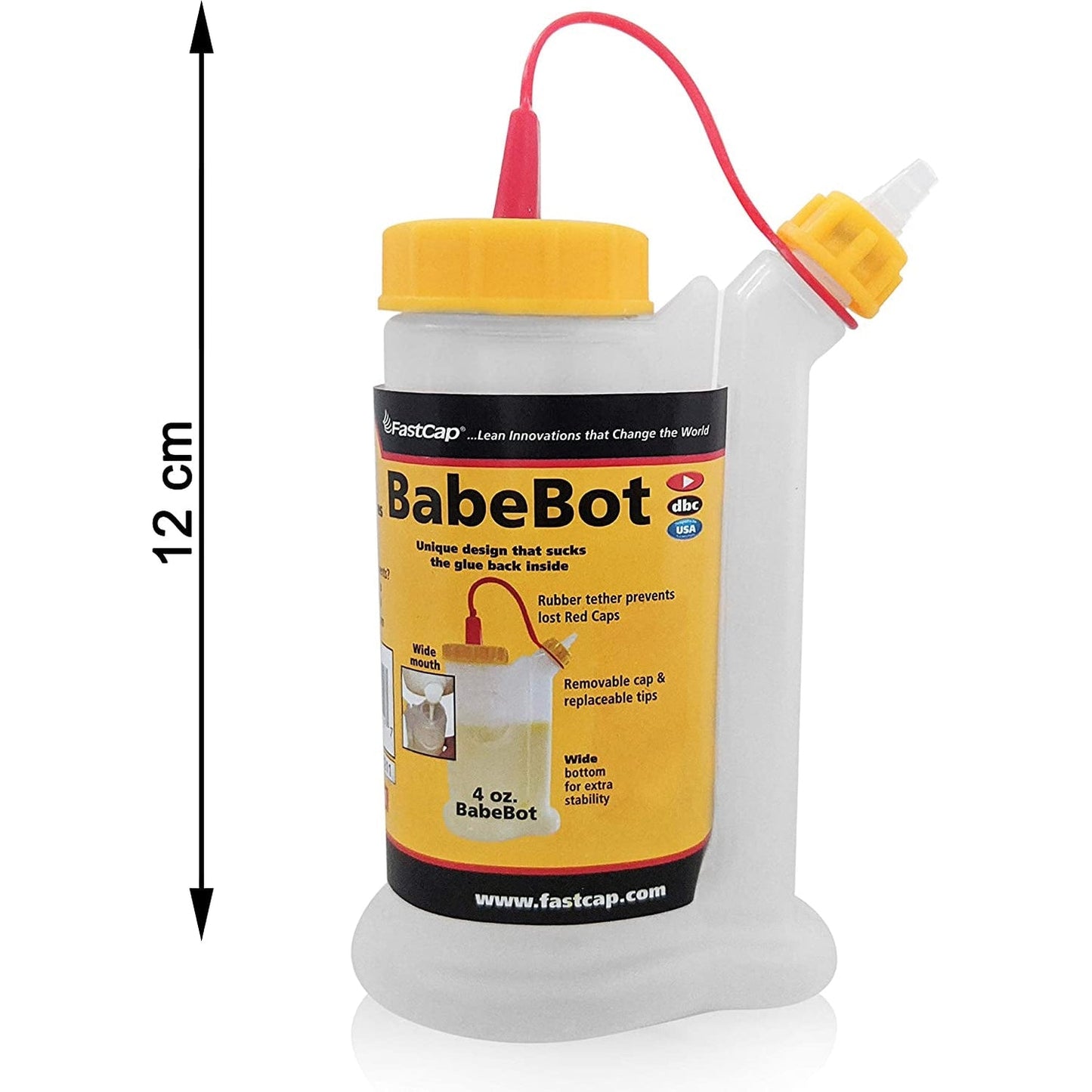 FastCap Babebot Glue Bottle Dispenser & Accessory Pack 113ml (4oz)