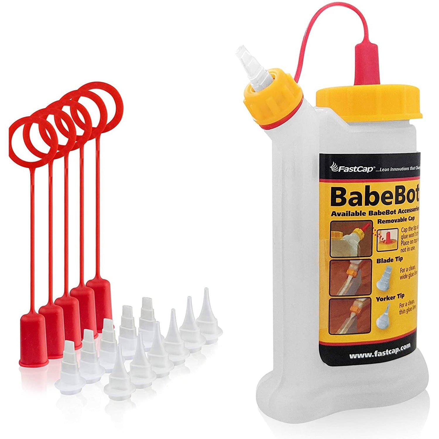 FastCap Babebot Glue Bottle Dispenser & Accessory Pack 113ml (4oz) Go